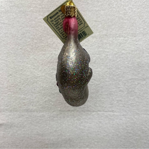 Old World Christmas Blossom Opossum Glass Blown Christmas Tree Ornament Fun - Picture 6 of 14